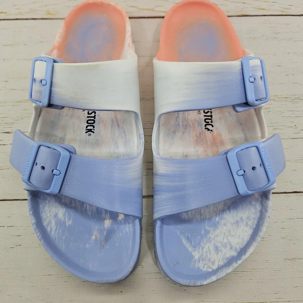 Birkenstock Arizona EVA Womens 40 US 9-9.5 Multi Color Waterproof Rubber Sandals